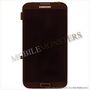Lcd Samsung N7100 Galaxy Note II (2) with Touchscreen, lens and front frame Brown