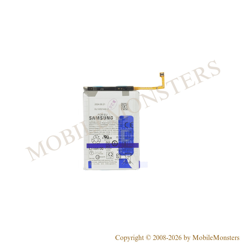 Akumulators Samsung SM-F956B Galaxy Z Fold 6 (Service pack) 1975mAh Li-Ion EB-BF956ABE Akumulators Samsung SM-F956B Galaxy Z Fold 6 (Service pack) 1975mAh Li-Ion EB-BF956ABE