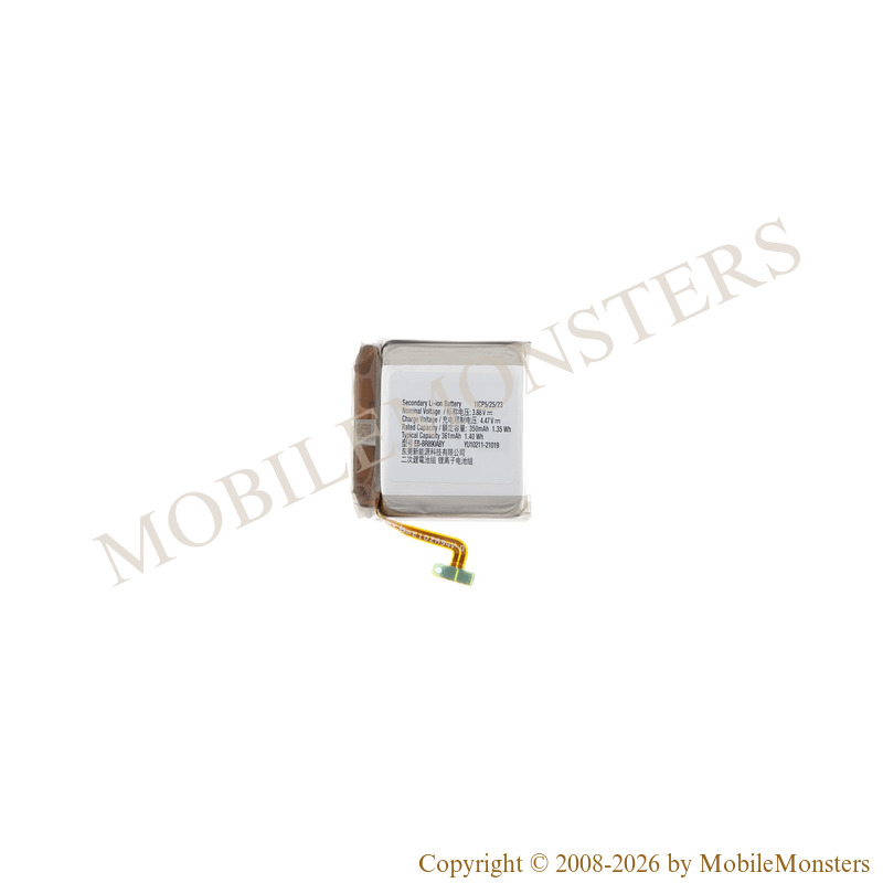 Akumulators Samsung SM-R890 Galaxy Watch4 Classic 46mm WiFi (Service pack) 361mAh Li-Ion EB-BR890ABY Akumulators Samsung SM-R890 Galaxy Watch4 Classic 46mm WiFi (Service pack) 361mAh Li-Ion EB-BR890ABY