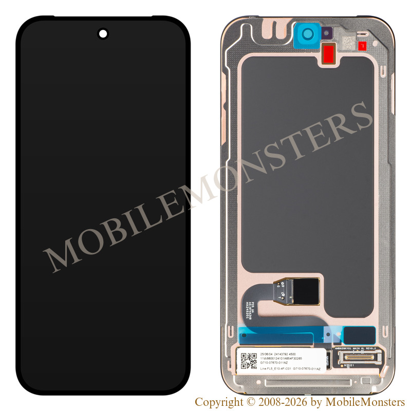 Displejs Google Pixel 10 ar Skārienjūtīgo stiklu (Service pack) Melns Displejs Google Pixel 10 ar Skārienjūtīgo stiklu (Service pack) Melns