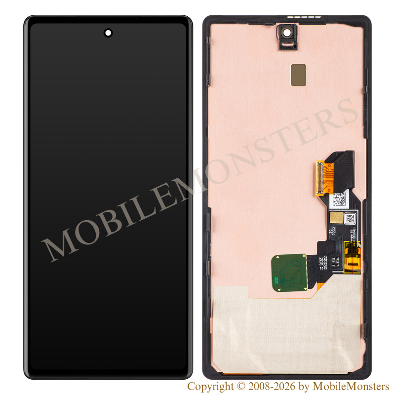Displejs Google Pixel 6a ar Skārienjūtīgo stiklu (Service pack) Melns Displejs Google Pixel 6a ar Skārienjūtīgo stiklu (Service pack) Melns