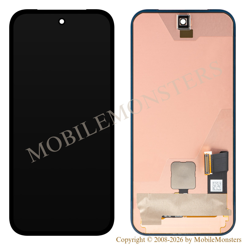 Displejs Google Pixel 9a ar Skārienjūtīgo stiklu (Service pack) Melns Displejs Google Pixel 9a ar Skārienjūtīgo stiklu (Service pack) Melns