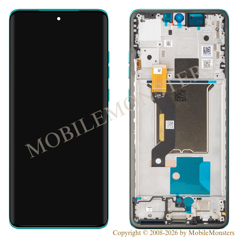 Lcd Motorola Edge 60 Fusion (XT2503-4) with Touchscreen, lens and front frame (Service pack) Green Lcd Motorola Edge 60 Fusion (XT2503-4) with Touchscreen, lens and front frame (Service pack) Green