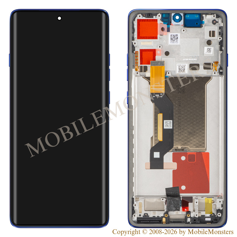Lcd Motorola Edge 60 Pro (XT2507-1) with Touchscreen, lens and front frame (Service pack) Blue Lcd Motorola Edge 60 Pro (XT2507-1) with Touchscreen, lens and front frame (Service pack) Blue