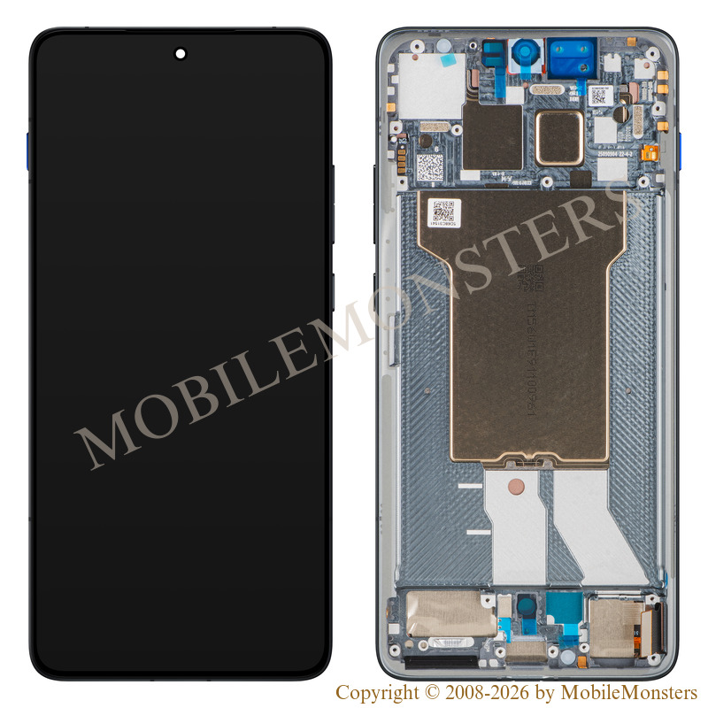 Displejs Motorola Edge 70 ar Skārienjūtīgo stiklu un apkart ramiti (Service pack) Pelēks Displejs Motorola Edge 70 ar Skārienjūtīgo stiklu un apkart ramiti (Service pack) Pelēks