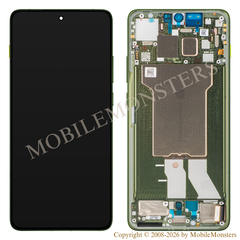 Lcd Motorola Edge 70 with Touchscreen, lens and front frame (Service pack) Green Lcd Motorola Edge 70 with Touchscreen, lens and front frame (Service pack) Green