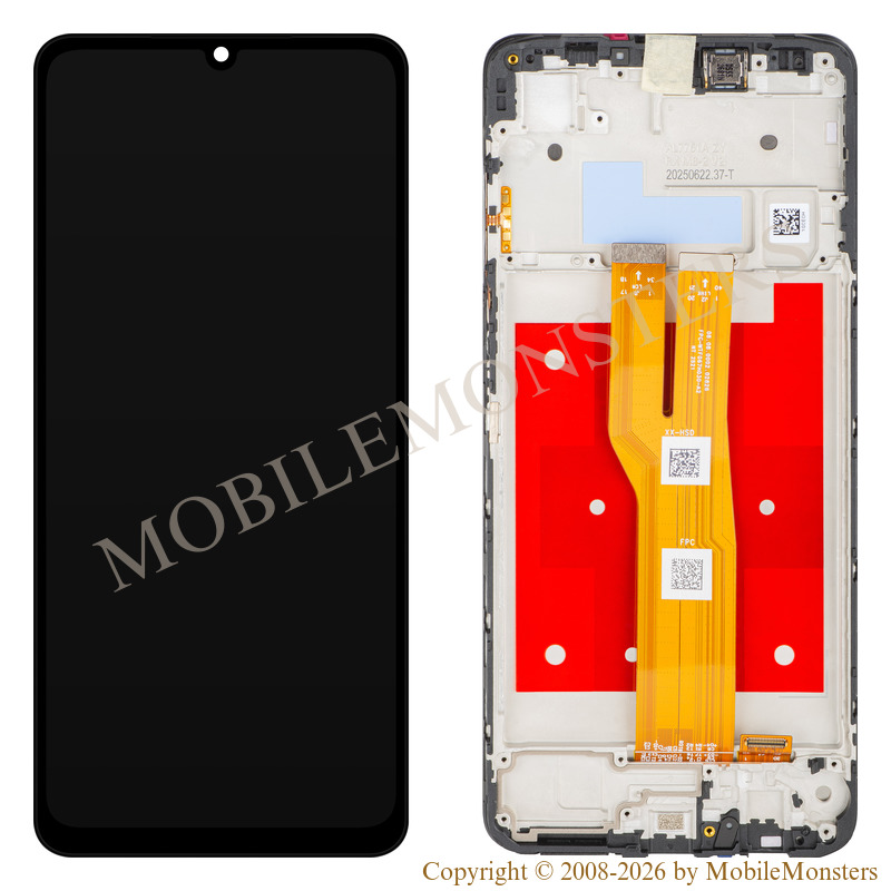 Displejs Samsung SM-A075B Galaxy A07 4G ar Skārienjūtīgo stiklu un apkart ramiti, (Service pack) Pelēks Displejs Samsung SM-A075B Galaxy A07 4G ar Skārienjūtīgo stiklu un apkart ramiti, (Service pack) Pelēks
