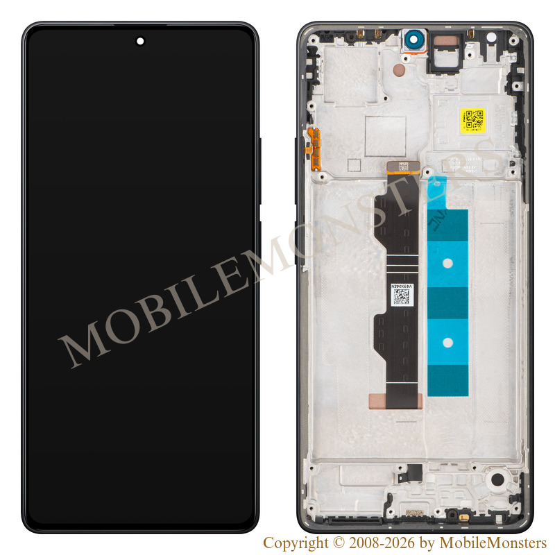 Lcd Xiaomi Redmi Note 14S with Touchscreen, lens and front frame (Service pack) Black Lcd Xiaomi Redmi Note 14S with Touchscreen, lens and front frame (Service pack) Black