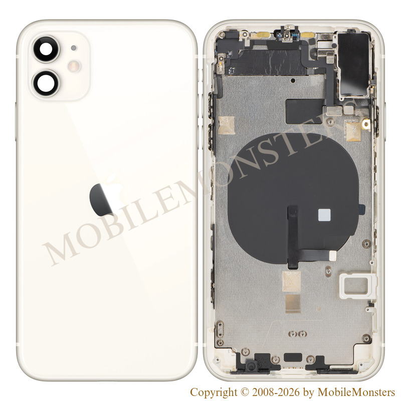 Cover iPhone 11 (A2221) Battery cover (Used condition A) White Cover iPhone 11 (A2221) Battery cover (Used condition A) White