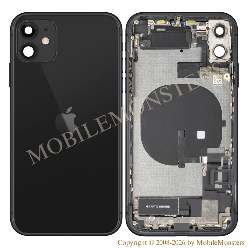 Cover iPhone 11 (A2221) Battery cover (Used condition A) Black Cover iPhone 11 (A2221) Battery cover (Used condition A) Black
