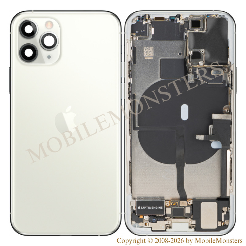 Cover iPhone 11 Pro (A2215) Middle cover, Battery cover, (Used condition A) White Cover iPhone 11 Pro (A2215) Middle cover, Battery cover, (Used condition A) White