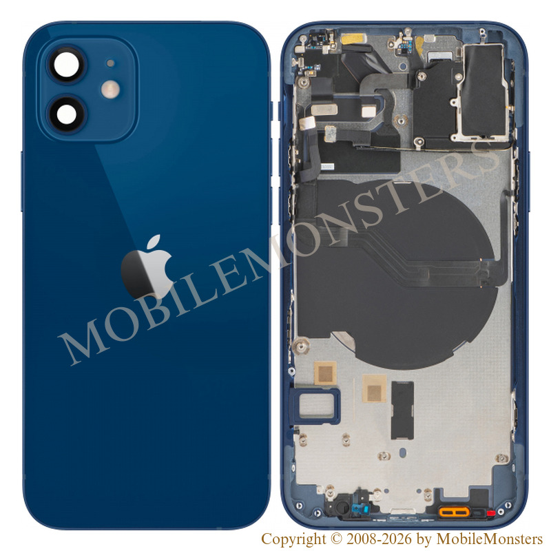 Cover iPhone 12 (A2403) Middle cover, Battery cover, (Used condition A) Blue Cover iPhone 12 (A2403) Middle cover, Battery cover, (Used condition A) Blue