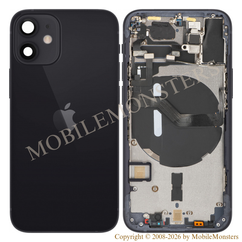 Cover iPhone 12 Mini (A2399) Middle cover, Battery cover, (Used condition A) Black Cover iPhone 12 Mini (A2399) Middle cover, Battery cover, (Used condition A) Black