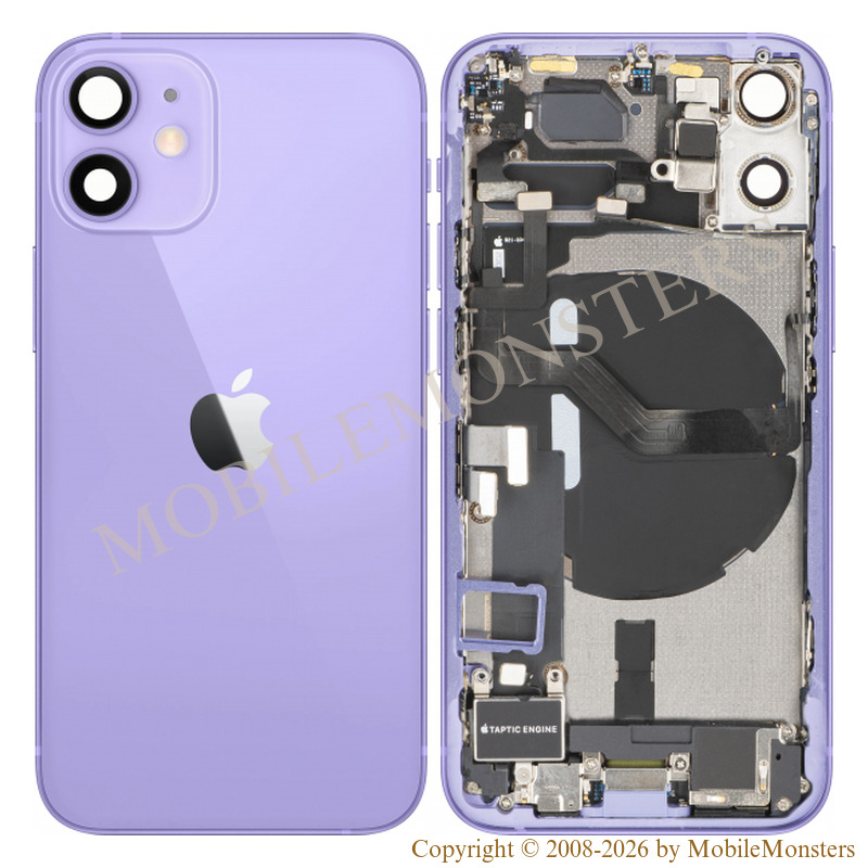 Cover iPhone 12 Mini (A2399) Middle cover, Battery cover, (Used condition A) Purple Cover iPhone 12 Mini (A2399) Middle cover, Battery cover, (Used condition A) Purple