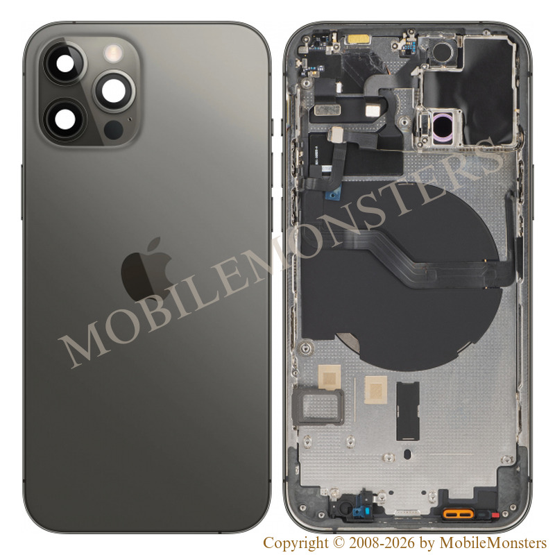 Cover iPhone 12 Pro (A2407) Middle cover, Battery cover, (Used condition A) Black Cover iPhone 12 Pro (A2407) Middle cover, Battery cover, (Used condition A) Black