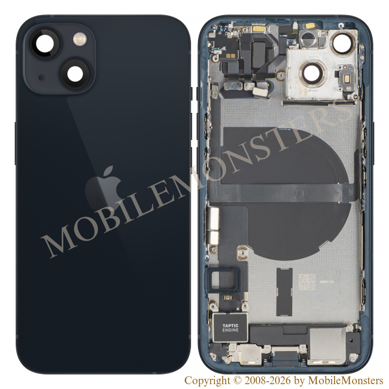 Cover iPhone 13 (A2633) Middle cover Battery cover Black Cover iPhone 13 (A2633) Middle cover Battery cover Black