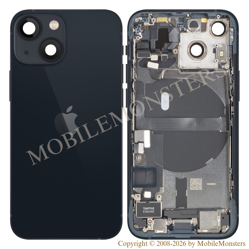 Cover iPhone 13 Mini (A2628) Battery cover (Used condition A) Black Cover iPhone 13 Mini (A2628) Battery cover (Used condition A) Black