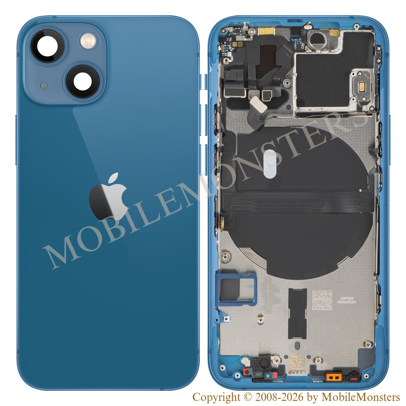 Cover iPhone 13 Mini (A2628) Battery cover (Used condition A) Blue Cover iPhone 13 Mini (A2628) Battery cover (Used condition A) Blue
