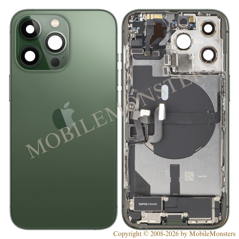 Cover iPhone 13 Pro (A2638) Battery cover (Used condition A) Green Cover iPhone 13 Pro (A2638) Battery cover (Used condition A) Green