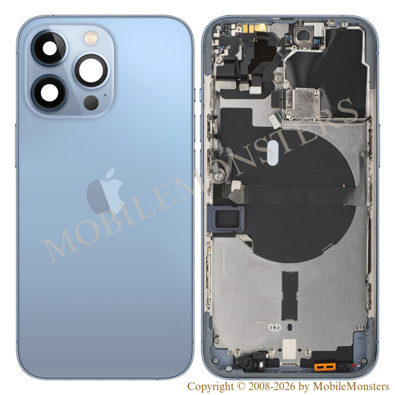 Cover iPhone 13 Pro (A2638) Middle cover Battery cover Sky blue Cover iPhone 13 Pro (A2638) Middle cover Battery cover Sky blue