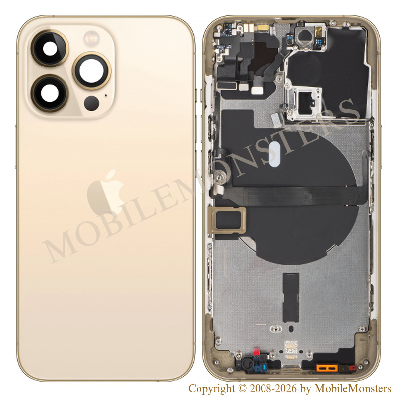 Korpuss iPhone 13 Pro (A2638) Videja daļa Baterijas vāciņš Zelts Korpuss iPhone 13 Pro (A2638) Videja daļa Baterijas vāciņš Zelts
