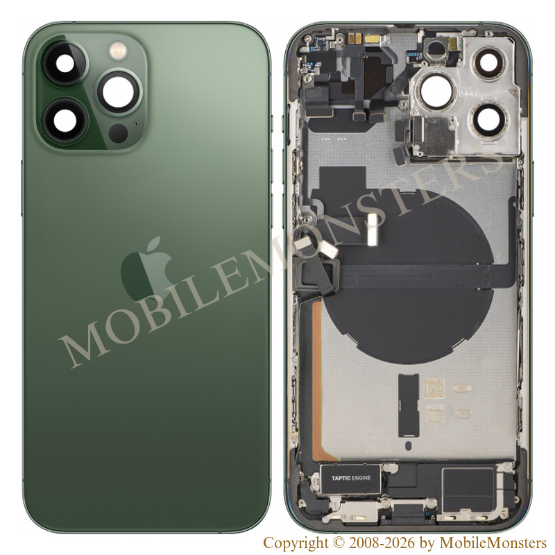 Cover iPhone 13 Pro Max (A2643) Middle cover, Battery cover, (Used condition A) Green Cover iPhone 13 Pro Max (A2643) Middle cover, Battery cover, (Used condition A) Green