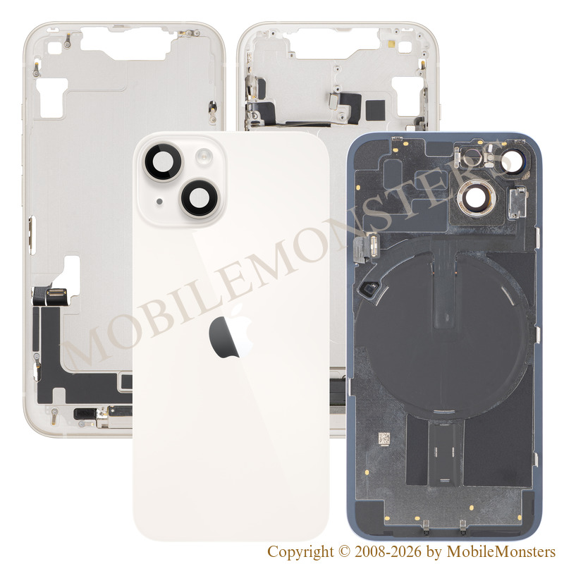 Cover iPhone 14 (A2882) Battery cover (Used condition A) White Cover iPhone 14 (A2882) Battery cover (Used condition A) White