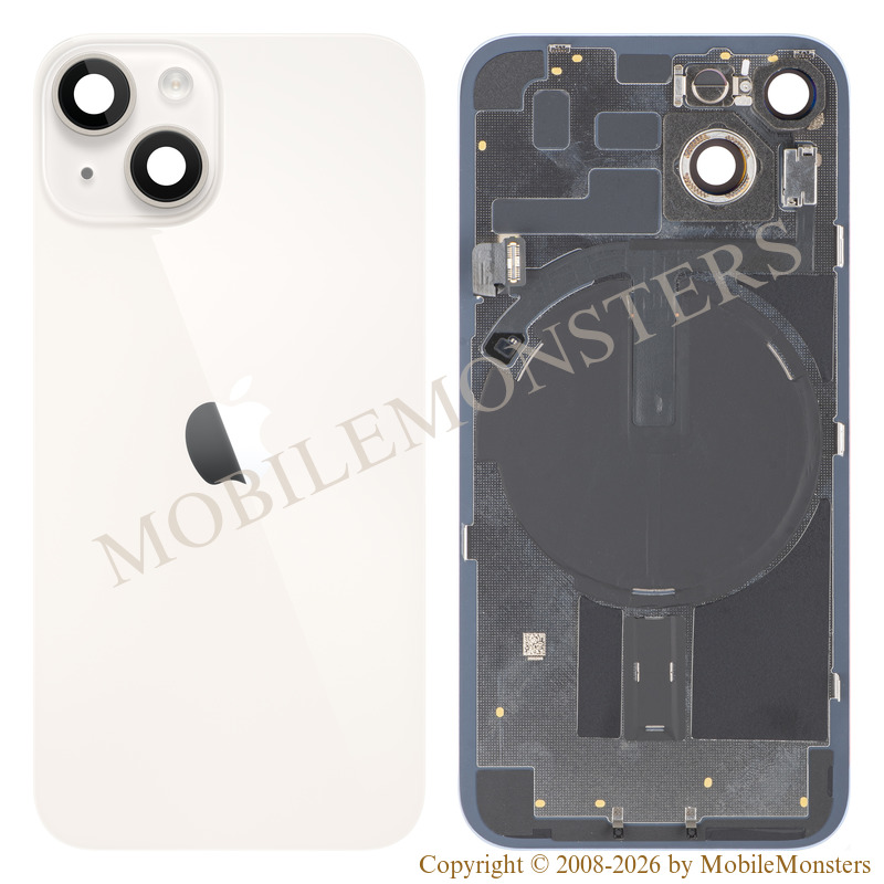 Cover iPhone 14 (A2882) Battery cover (Used condition A) White Cover iPhone 14 (A2882) Battery cover (Used condition A) White
