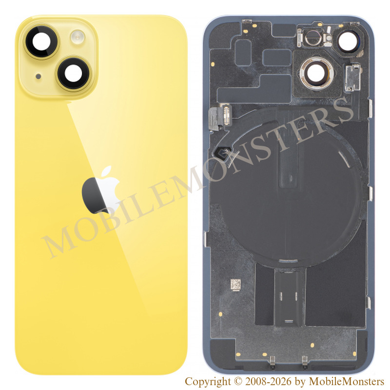 Cover iPhone 14 (A2882) Battery cover (Used condition A) Yellow Cover iPhone 14 (A2882) Battery cover (Used condition A) Yellow