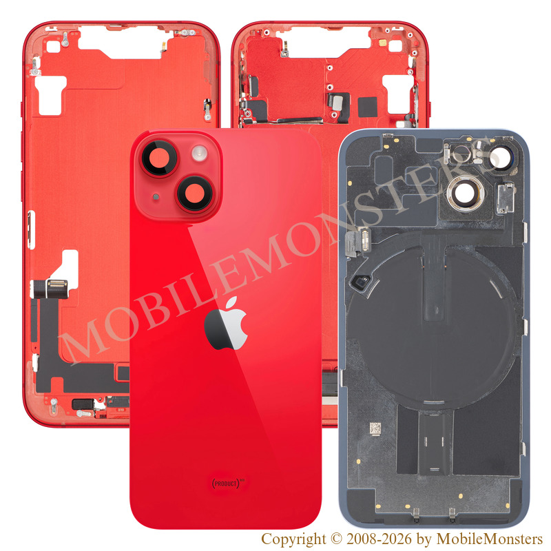 Cover iPhone 14 (A2882) Battery cover (Used condition A) Red Cover iPhone 14 (A2882) Battery cover (Used condition A) Red