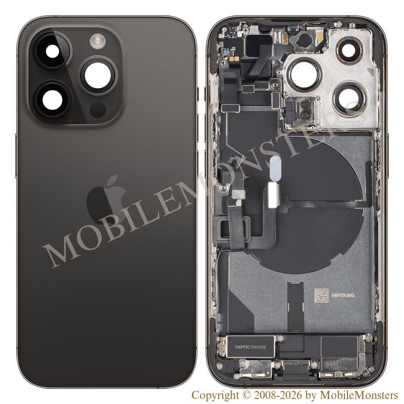 Cover iPhone 14 Pro (A2890) Battery cover (Used condition A) Black Cover iPhone 14 Pro (A2890) Battery cover (Used condition A) Black