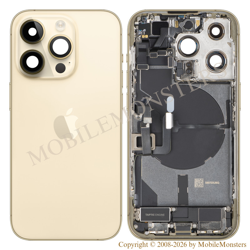 Cover iPhone 14 Pro (A2890) Battery cover (Used condition A) Gold Cover iPhone 14 Pro (A2890) Battery cover (Used condition A) Gold