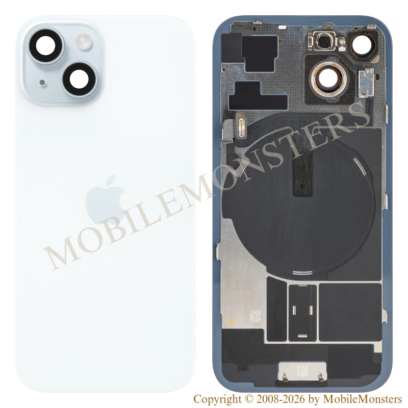 Cover iPhone 15 Battery cover (Used condition A) Sky blue Cover iPhone 15 Battery cover (Used condition A) Sky blue