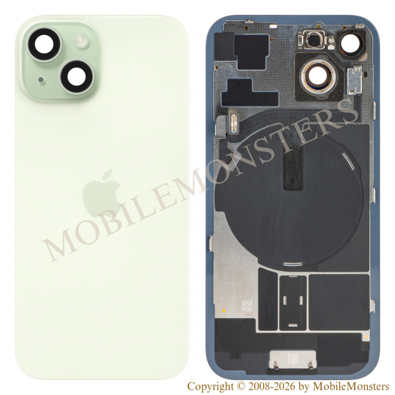 Корпус iPhone 15 Крышка батареи (Пользованый состояние А) Зеленый Корпус iPhone 15 Крышка батареи (Пользованый состояние А) Зеленый