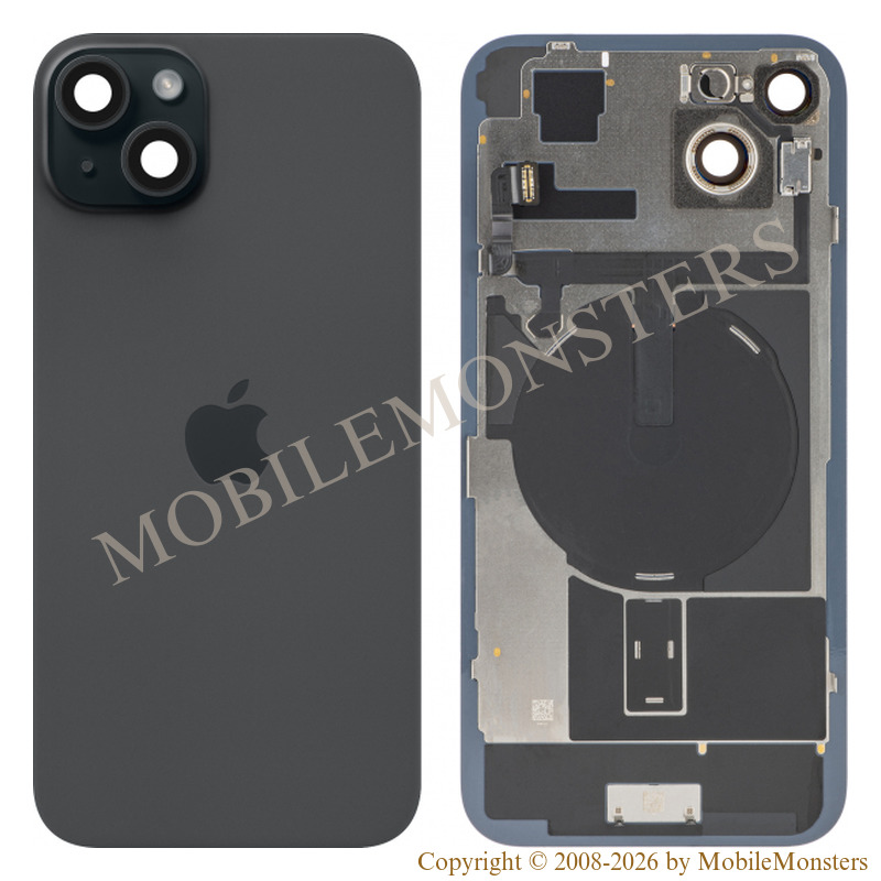 Cover iPhone 15 Plus Battery cover (Used condition A) Black Cover iPhone 15 Plus Battery cover (Used condition A) Black