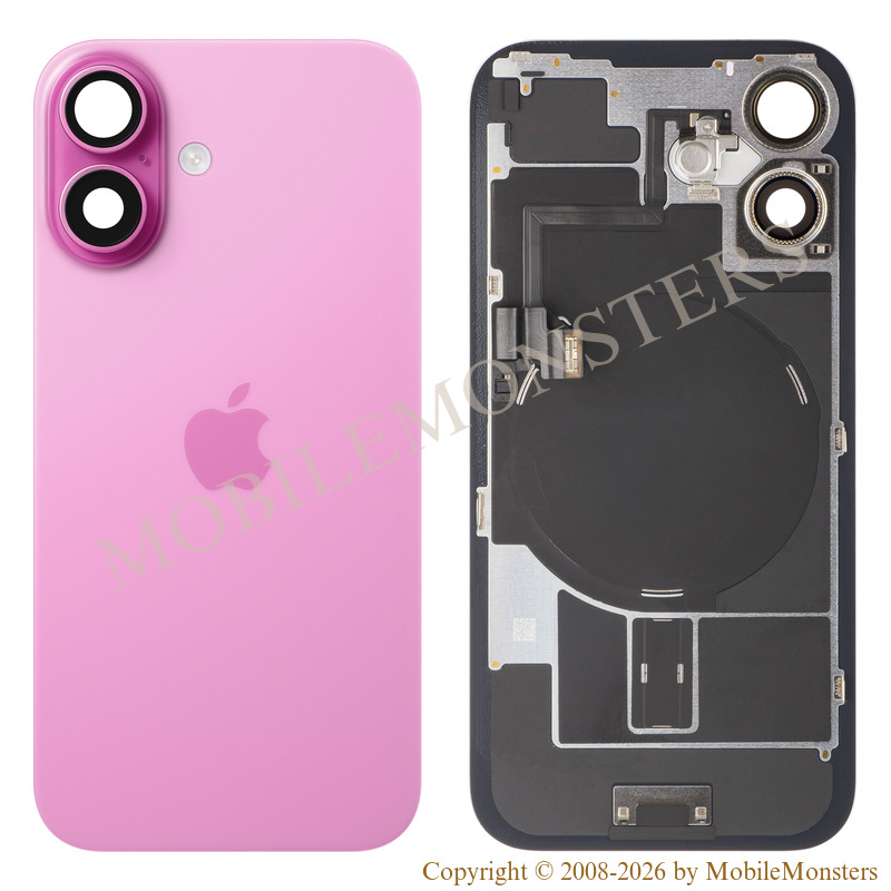 Cover iPhone 16 Battery cover (Used condition A) Pink Cover iPhone 16 Battery cover (Used condition A) Pink