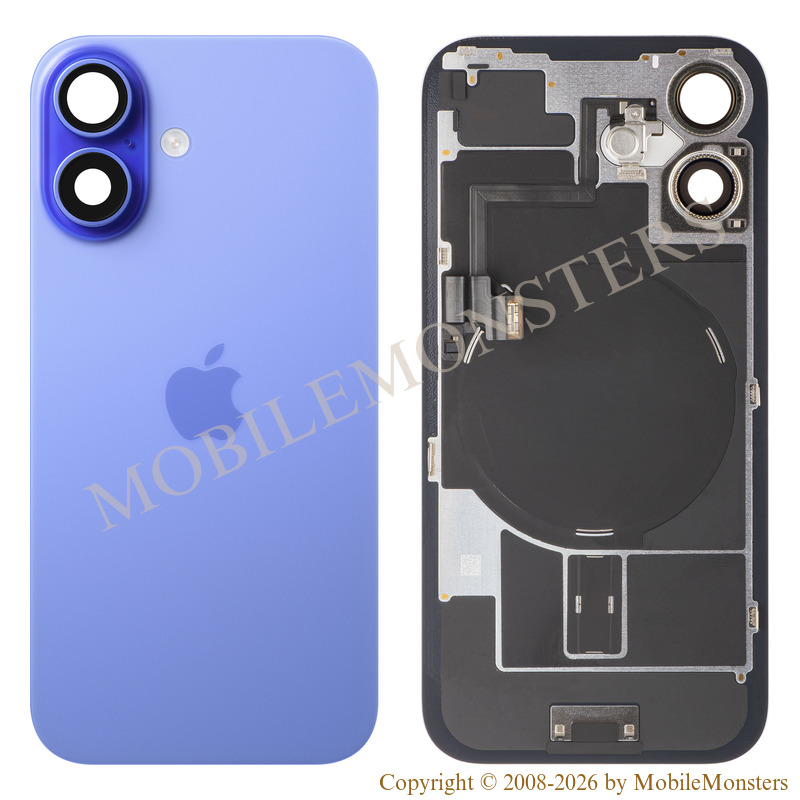 Cover iPhone 16 Battery cover (Used condition A) Blue Cover iPhone 16 Battery cover (Used condition A) Blue