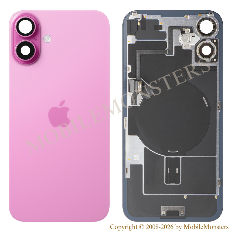 Cover iPhone 16 Plus Battery cover (Used condition A) Pink Cover iPhone 16 Plus Battery cover (Used condition A) Pink