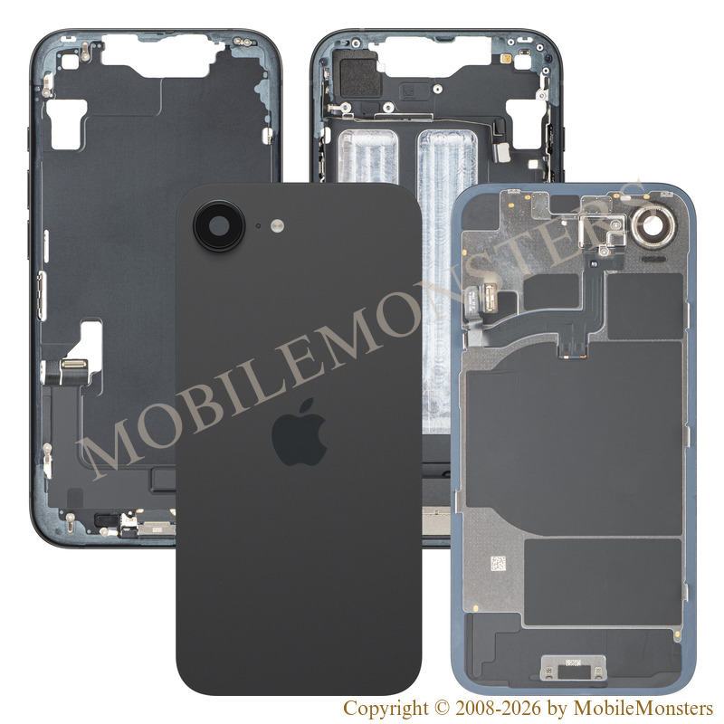 Cover iPhone 16e Battery cover Middle cover (Used condition A) Black Cover iPhone 16e Battery cover Middle cover (Used condition A) Black