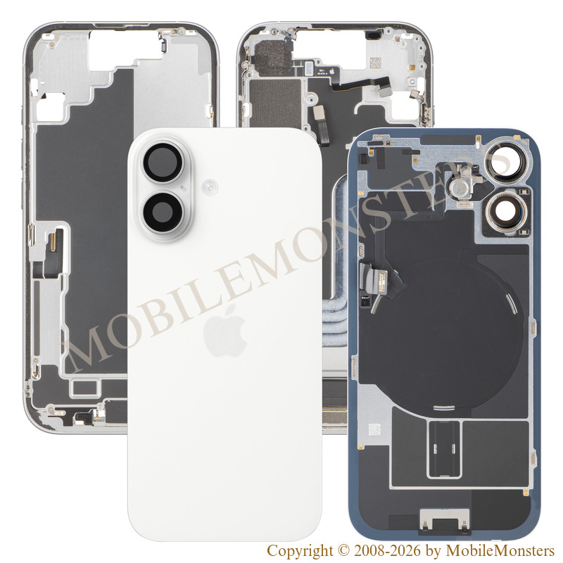 Cover iPhone 17 Battery cover Middle cover (Used condition A) White Cover iPhone 17 Battery cover Middle cover (Used condition A) White