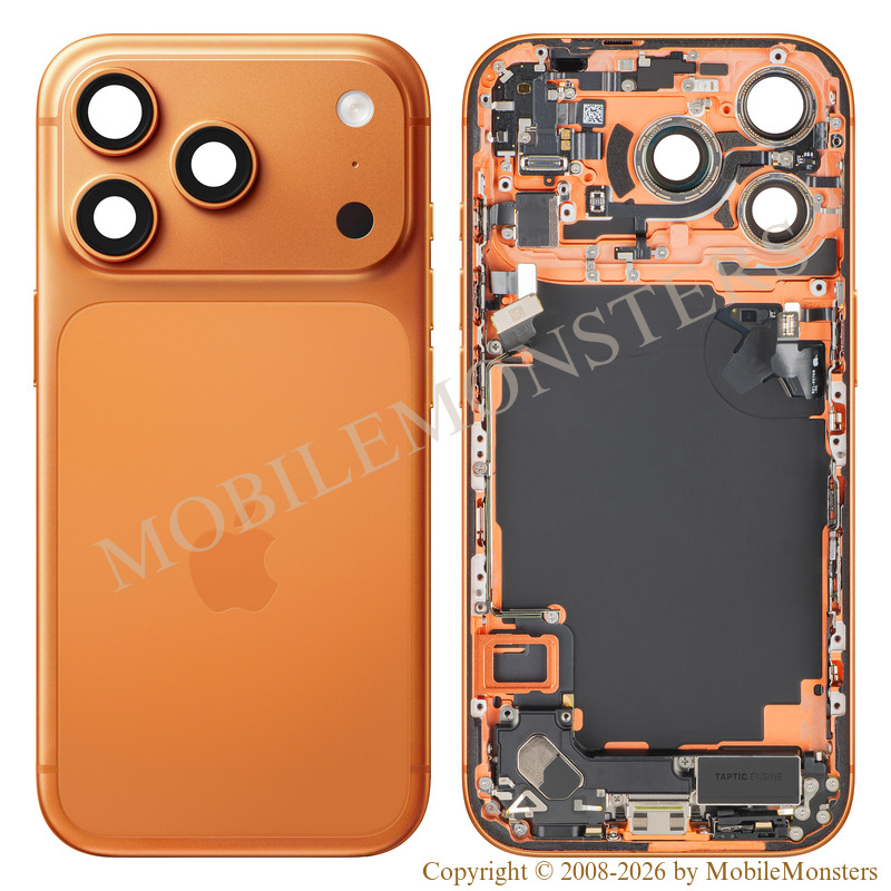 Cover iPhone 17 Pro Battery cover Middle cover (Used condition A) Orange Cover iPhone 17 Pro Battery cover Middle cover (Used condition A) Orange