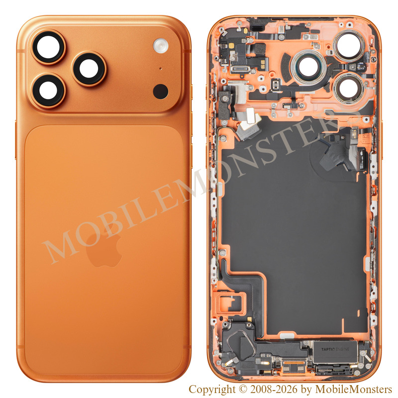 Cover iPhone 17 Pro Max Battery cover Middle cover (Used condition A) Orange Cover iPhone 17 Pro Max Battery cover Middle cover (Used condition A) Orange