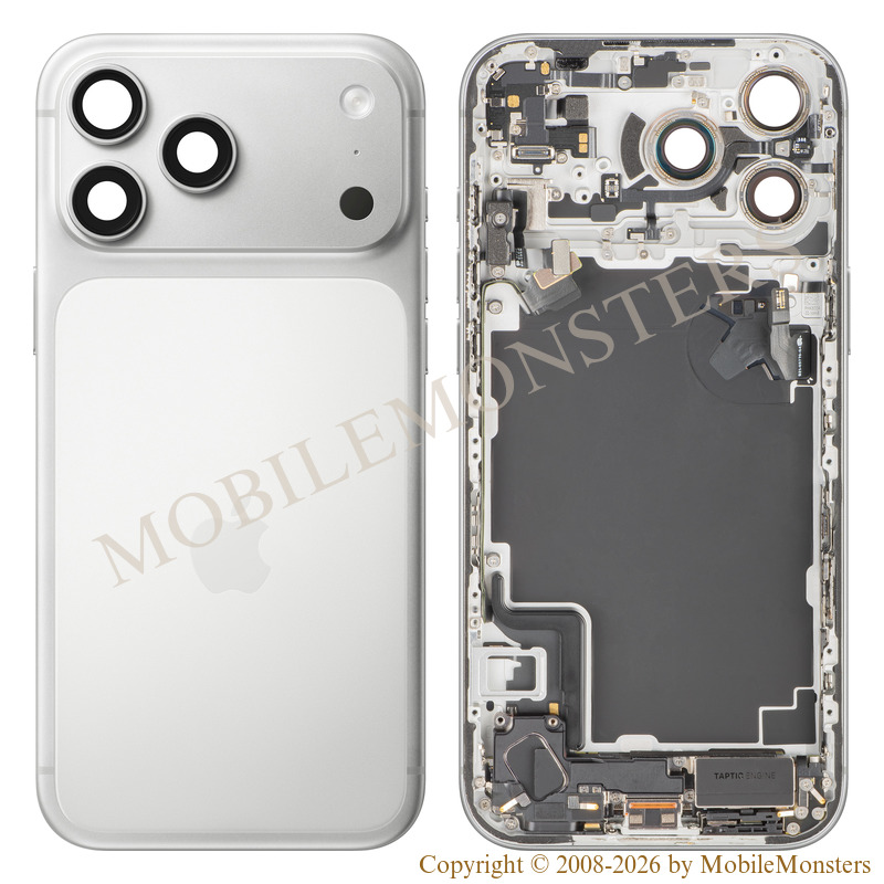 Cover iPhone 17 Pro Max Battery cover Middle cover (Used condition A) Silver Cover iPhone 17 Pro Max Battery cover Middle cover (Used condition A) Silver