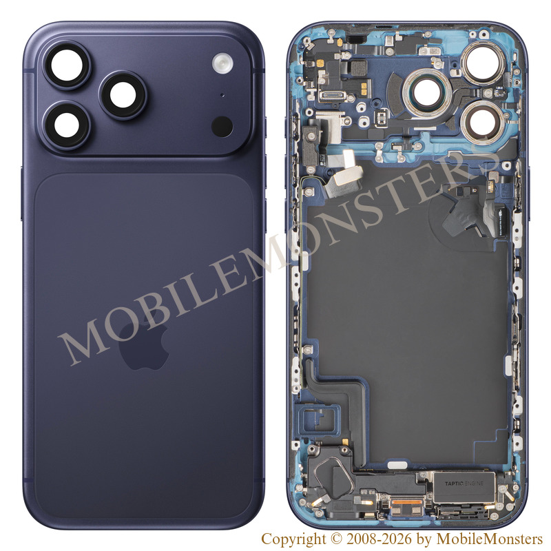 Cover iPhone 17 Pro Max Battery cover Middle cover (Used condition A) Blue Cover iPhone 17 Pro Max Battery cover Middle cover (Used condition A) Blue
