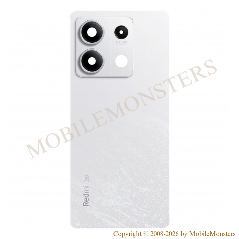 Cover Xiaomi Redmi Note 13 5g (2312DRAABG) Battery cover (Service pack) White Cover Xiaomi Redmi Note 13 5g (2312DRAABG) Battery cover (Service pack) White