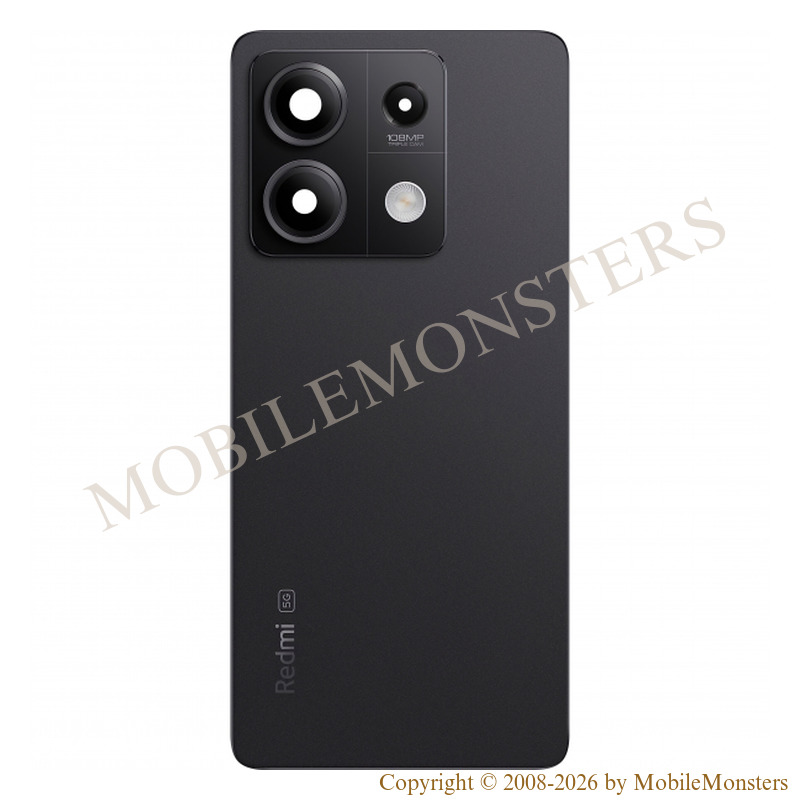 Корпус Xiaomi Redmi Note 13 5g (2312DRAABG) Крышка батареи (Service pack) Чёрный Корпус Xiaomi Redmi Note 13 5g (2312DRAABG) Крышка батареи (Service pack) Чёрный